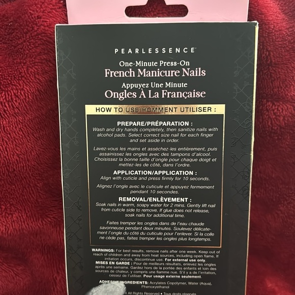Pearl essence So Natural French manicure tips Press On Nails 48 NWT - Picture 6 of 8